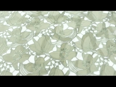 Guipure τακτοποιώντας βαμβακιού δαντελλών υφάσματος περιποίησης δαντέλλα περιποίησης σχεδίων λουλουδιών κεντητικής τρισδιάστατη