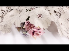 Guipure περιποίηση δαντελλών κεντητικής ινών γάλακτος πολυεστέρα περιποίησης δαντελλών