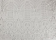 Polyester Milk Water Soluble Dying Lace Fabric, Vintage Guipure Lace For Dresses