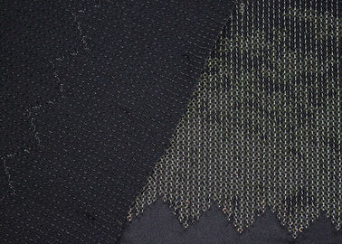 Embroidered Mesh Lace Fabric With Silver Sequin , Bridal Lace Fabric By The Yard