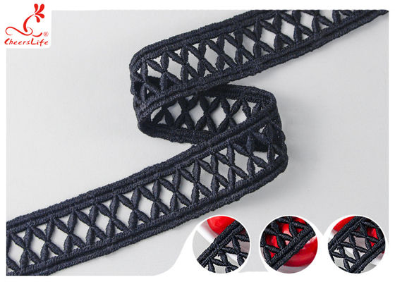 2.4CM Hollow Embroidery Guipure Lace Trim