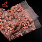 Hot Sale Sequin 3d Flower French African Lace Fabric For Wedding Garment