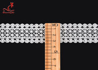 Embroidered Circular Water Soluble Lace Trim Border For Garment Accessory