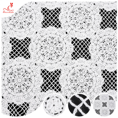 Άγγελο χωρίς μπλούζα δαντέλα jacquard κούφια κεντή μπλούζα casual γυναικεία ένδυση δαντέλα ύφασμα